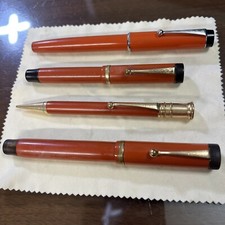 1920s Parker Duofold Big Red  4 -F Pens. Sr & Junior LC14k Pencil & Ballpoint picture