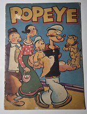 Vintage 1937 Popeye Big Story Book King Features Syndicate Comic Cartoon Book picture