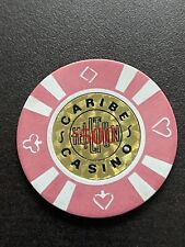 $500 Caribe Hilton San Juan Puerto Rico Casino Chip White Markings Hard To Find picture