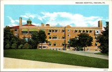 Indiana Hospital Indiana PA Vintage Postcard 5P21-3 picture