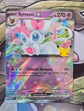 Sylveon ex - 100 (30th Celebration) 100 Me: Mega Evolution Promo Holo picture