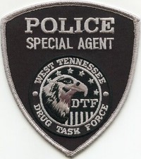 WEST TENNESSEE TN DRUG TASK FORCE NARCOTICS SPECIAL AGENT POLICE PATCH picture