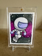 Topps 2026 VeeFriends Chrome Sketch Adventurous Astronaut #B Rick Muller Auto picture