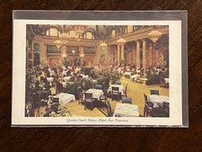 San Francisco California Palace Hotel Garden Court Dining Schwabacher Postcard picture