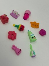 Shopkins Lot of 9 Mini Figures Collectible Toys Cupcake Waffle Toothpaste picture