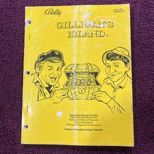 Vintage Original 1991 Bally Gilligan's Island Operations Manual Pinball picture