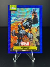 2024 Topps Chrome Marvel - Thanos Blue Wave Refractor /150 Avengers End Game #72 picture