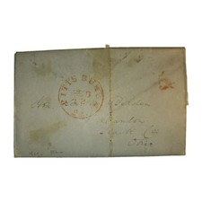 1857 Pittsburgh PA Legal Letter Judge Belden Lowrie Dunlop Ground Rent Penn St picture