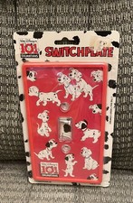 Vintage Disney 101 Dalmatians Light Switch Plate Cover 90s Nursery Decor  picture