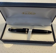 Sailor Profit 21 Founded 1911 Fountain Pen 21K Gold  Black Resin picture