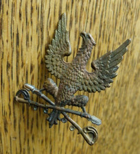 INDIAN WARS ERA US CAVALRY KEPI HAT INSIGNIA picture