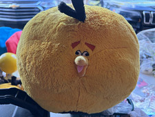 RARE Commonwealth Toys Angry Birds Bubbles Oranges Bird Plush, 10in 2012 picture