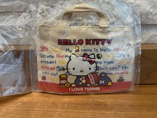 NWT Sanrio Hello Kitty Mini Retro Vintage Tote with Keychain Rare HTF picture
