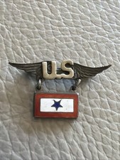 World War II United States Sons in Service Wings Pin Badge picture