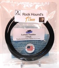USA Lortone Double Rock Tumbler 33B,3 -1.5B,45C Belts (3)pack Rockhound's 1st picture