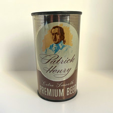 Patrick Henry Extra Smooth Premium Beer Can Breweriana Collectible. picture