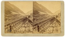 UTAH STEREOVIEW - UPRR - Weber Canon - The Devil's Gap - Weitfle 1880s picture
