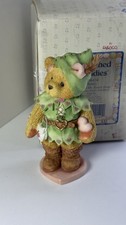 Vintage 1995 Enesco Cherished Teddies Robin 156434 You Steal My Heart Away picture