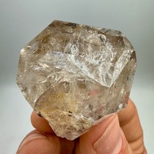 48.9 g Herkimer Diamond w/ Chisel Tip, Smoky Phantoms, Rainbows picture