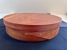Shaker Workshops USA Round Bentwood Wood Storage Box 11