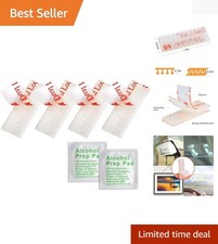 4-Pack Durable EZ Pass Mounting Strips - White Adhesive Toll Transponder Holders picture