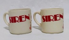 Vintage Dan Wilson SIREN Set Of 2 Coffee Mugs Made In USA picture