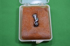 Vintage Sterling Service In Education Pin,Herff Jones,Tarnished,Mid 1900s,K8 picture
