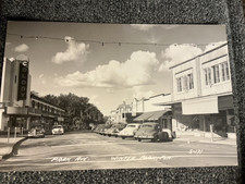FLORIDA REAL PHOTO Park Avenue in Winter Park FLA - Old Cars picture