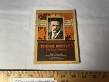 Vintage 1926 Booklet Theodore Roosevelt The Man Of Action John Hancock Boston MA picture