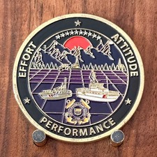 USCG Electronics Systems Support Detachment Port Angeles Challenge Coin  M#32 picture