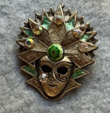 Lot  of  9  Unique Vintage  Costume  Brooches/ Pins picture