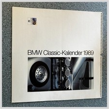 1989 BMW Classic Calendar by BMW Veteranen Club Germany Used 20x18 Inches Paper picture