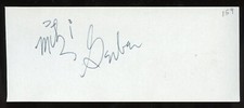 Mitzi Gaynor signed as Gerber 2x5 cut autograph auto Actress in South Pacific picture