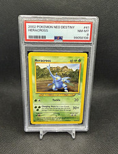 Heracross Pokémon 2002 Neo Destiny #41 PSA 8 NM-MT English picture