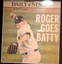 Framed Custom Matted    Subway Series 2000 Daily News & NY Post Front Pages picture