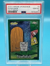 2025 CHROME SPONGEBOB DOODLEBOB KELP GREEN PSA 10 picture