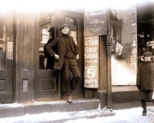 LEWIS HINE SHOE SHINE BOOTBLACK PARLOR 11x14 GLOSSY PHOTO PRINT picture