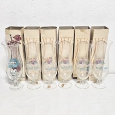 6 Vtg 1970s Kapok Tree Inn FL Peter Pan Inn MD Hand blown Glasses TIki Hurricane picture