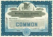 Dearborn Truck Co. - Stock Certificate - Automotive Stocks picture