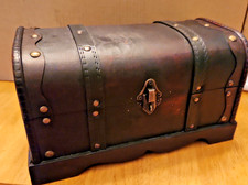 Pirate Style Wooden Treasure Chest picture