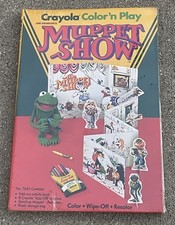 Vtg 1982 Crayola Color N Play Jim Henson’s Muppet Show #7662 NEW Old Stock NOS picture
