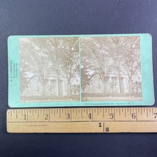 North Congregational Church Stereoview E. P. Gerould Concord NH 1870s picture