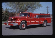 Hillsboro ND 1972 Ford F Forstner pumper Fire Apparatus Slide. picture