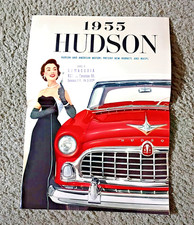 1955 Hudson Hornet & Wasp Foldout Sales Brochure/Original picture