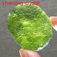 85Ct Moldavite Genuine Raw Meteorite From Czech Republic PICcertificate picture