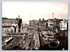 Frankfurt Main Hauptbahnhof Real Photo Postcard 1950s German City View RPPC picture