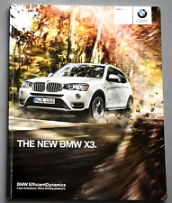 2014 BMW X3 SERIES PRESTIGE SALES BROCHURE CATALOG ~ 36 PAGES picture