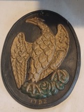 Rare VIRGINIA METALCRAFTERS Federal  Eagle  Cast Iron Wall Plaque picture