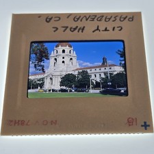 Vtg 1978 Pasadena City Hall California Vintage Cars Original 35mm Color Slide picture