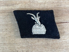  WW2 GERMAN COLLAR TAB FOR 21th W-GEBIRGS ELITE DIV. 